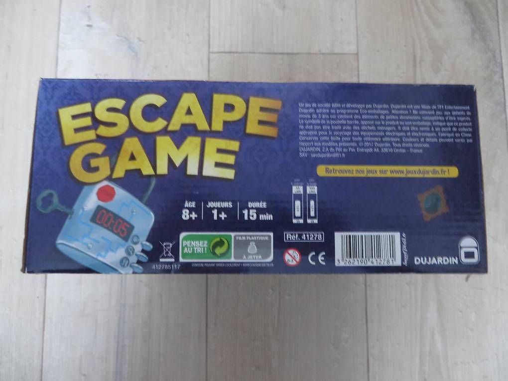 Giochi: J239 - Escape Game (8+) – Nuovo (secondo la descrizione) da Sottens venduto da locepa 3