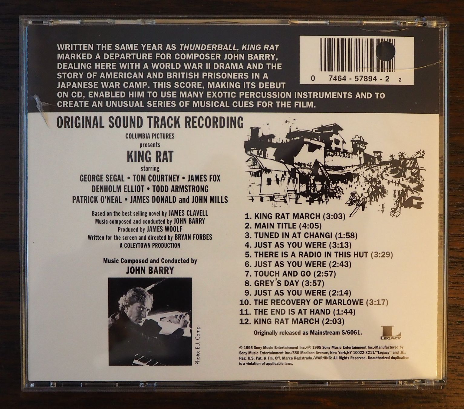 CD: King Rat / John Barry / Soundtrack – Usato da Chur venduto da dluli 1