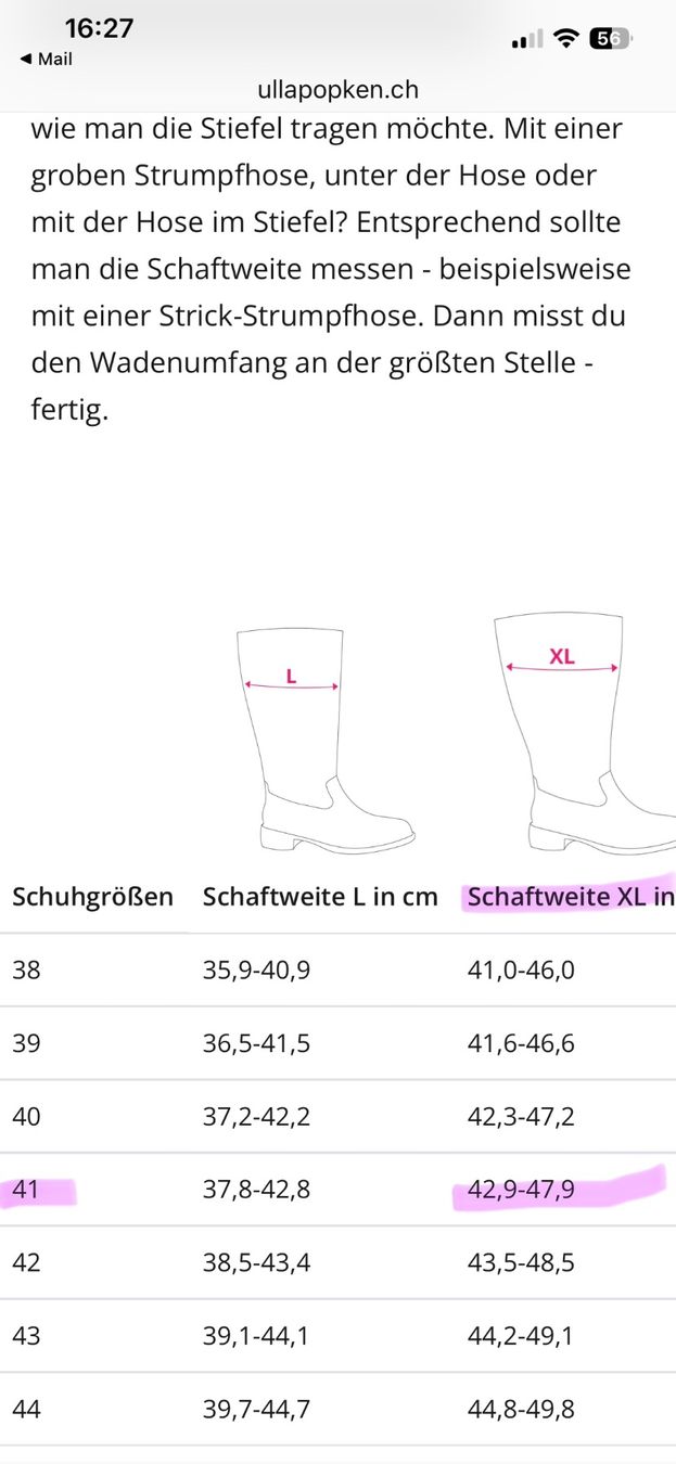 Scarpe da donna: Ulla Popken Stiefel Gr.41 – Nuovo (secondo la descrizione) da Stallikon venduto da BaumArt 6