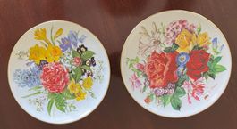 Hutschenreuther  2 Teller "Blumenträume" (20cm)