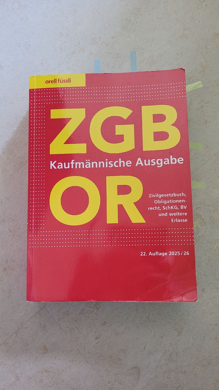 Bücher: ZGB/OR – Gebraucht aus Rechthalten von Klu_2kjk