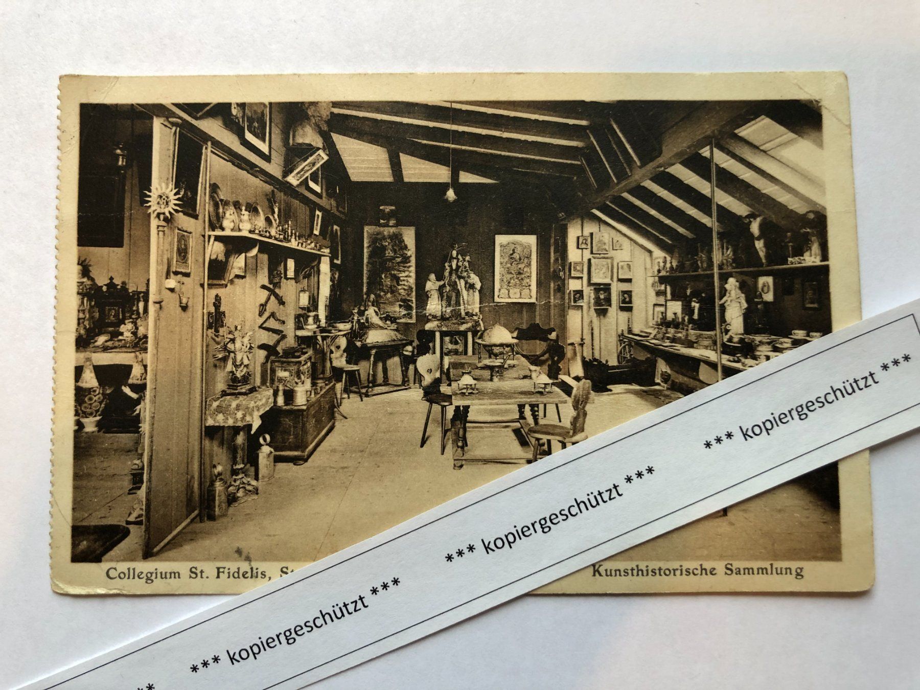 Cartoline postali: Stans, Kollegium St. Fideris, 1917 AK – Usato da Hefenhofen venduto da Bierinder