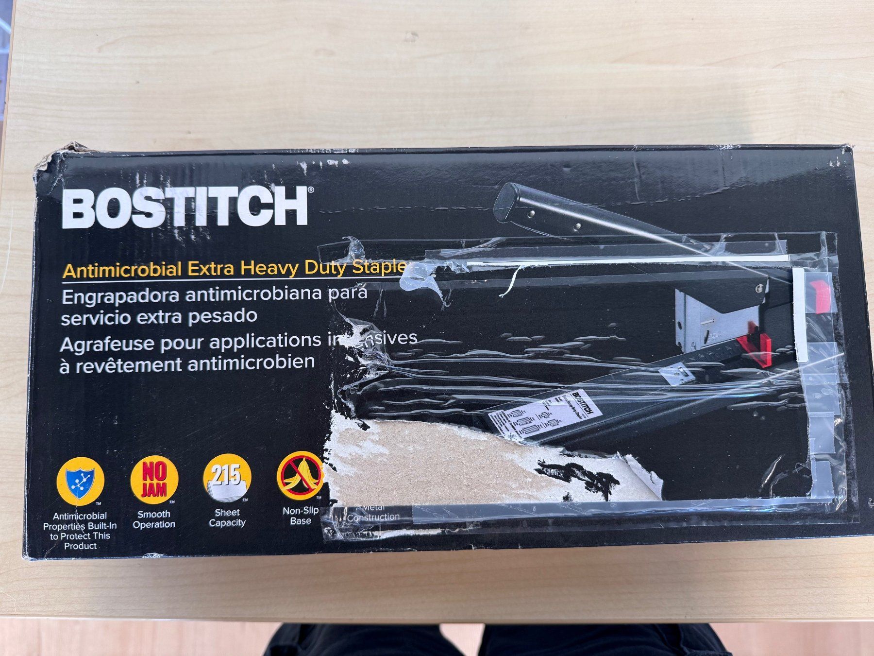 Bindegeräte: BOSTITCH Blockheftgerät Punch BOS00540, anthrazit – Neu (gemäss Beschreibung) aus Gossau ZH von OrderflowAG