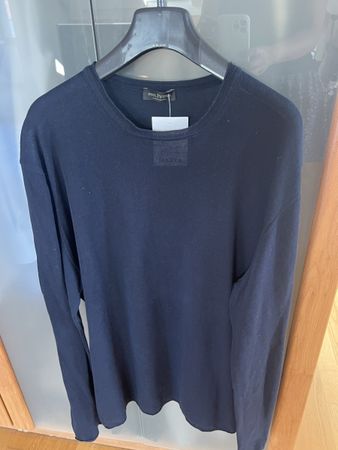 Phil Petter Pullover dunkel blau 100 % Baumwolle neu