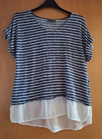 Damen Blusen Shirt gestreift "Yessica", Gr. S