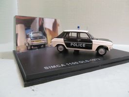SIMCA 1100 GLS - 1973  POLICE  FRANCE  rarität  NOREV 1:43