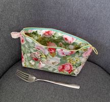 Handgemachtes Necessaire/ Schminktäschli im Vintage Look