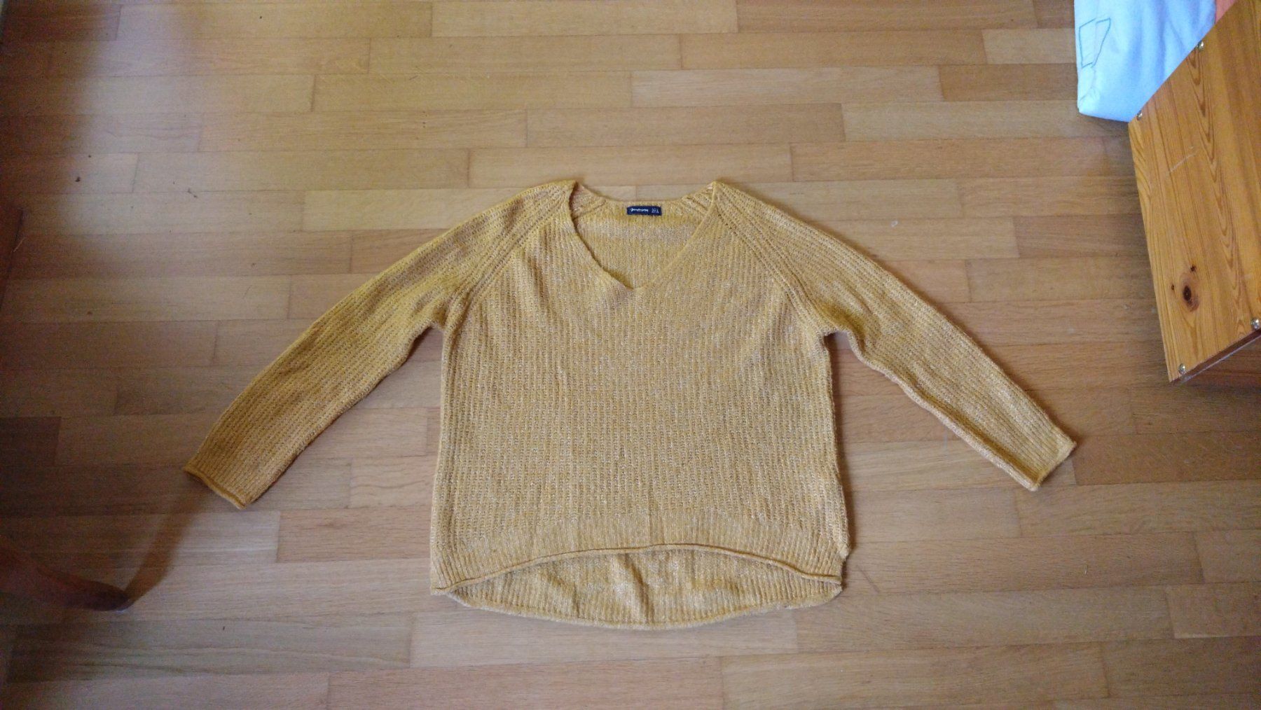 Stradivarius Maglioni & Felpe: Stradivarius Strickpullover, Gr. S, Senfgelb – Usato da Fislisbach venduto da Maieriisli25 1