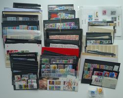 Über 90 Steckkarten, alt bis modern, teils ET-Vollstempel