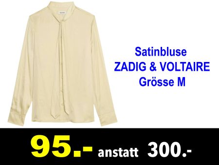 🔴 Satinbluse ZADIG & VOLTAIRE Gr. M /016C