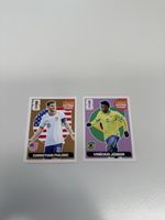 Vinicius Junior, Christian Pulisic Extra Sticker Panini