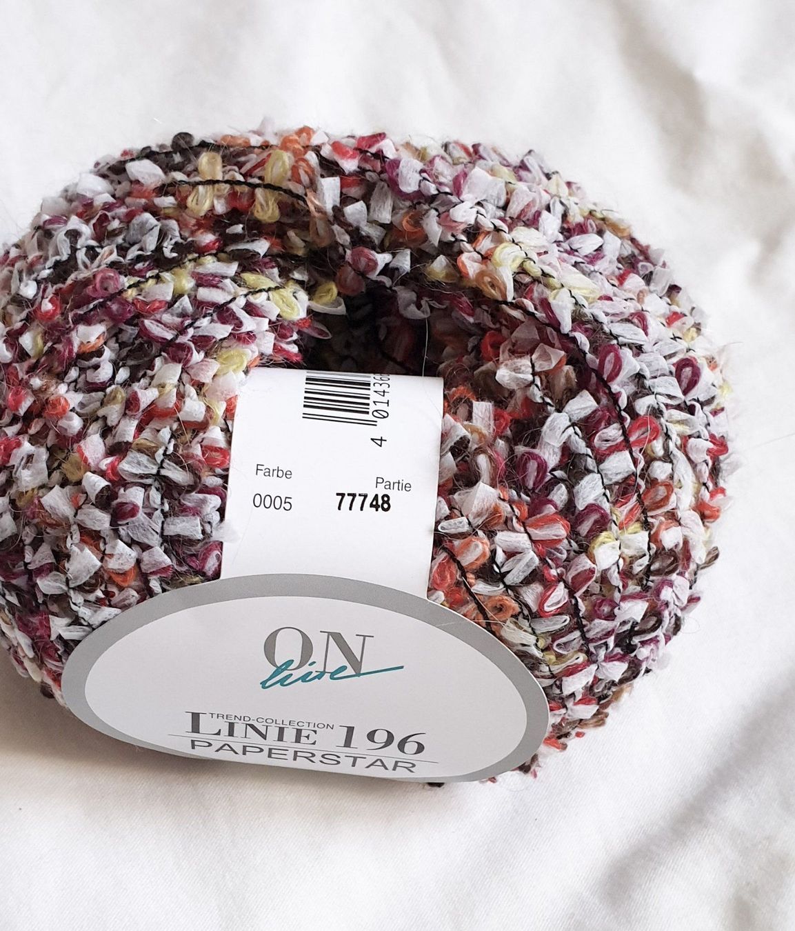 Lana: 50 g Effektwolle mit Mohair – Nuovo e nell'imballaggio originale da Basel venduto da Sweet-Yarns01