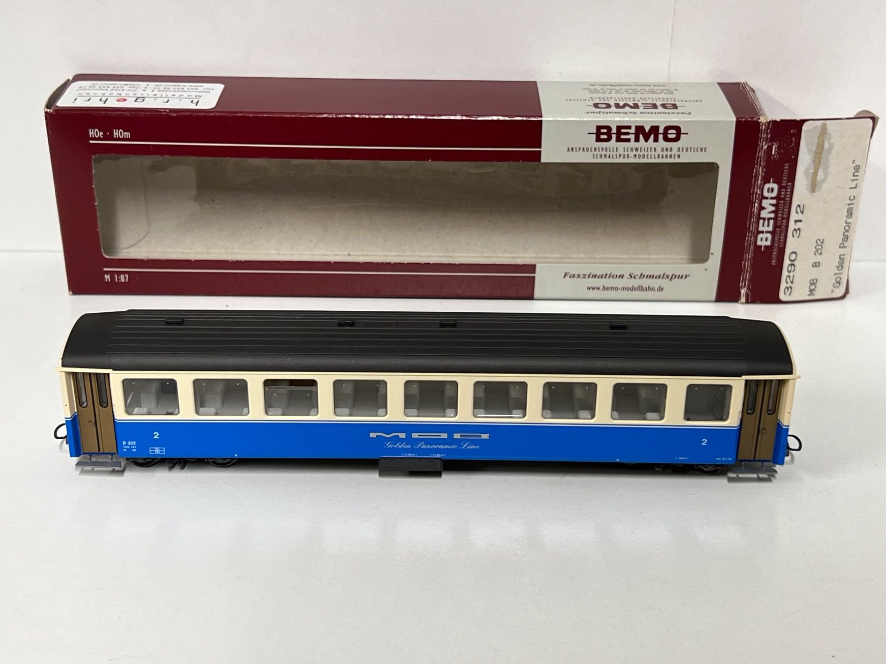 Bemo Modelleisenbahnen: Bemo 3290 312 MOB B 202 "Golden Panoramic Line" – Gebraucht aus Neuenhof von ludovicco 2