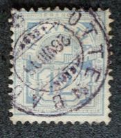 SWITZERLAND 1882: Chiffre, papier blanc, 12 c, O