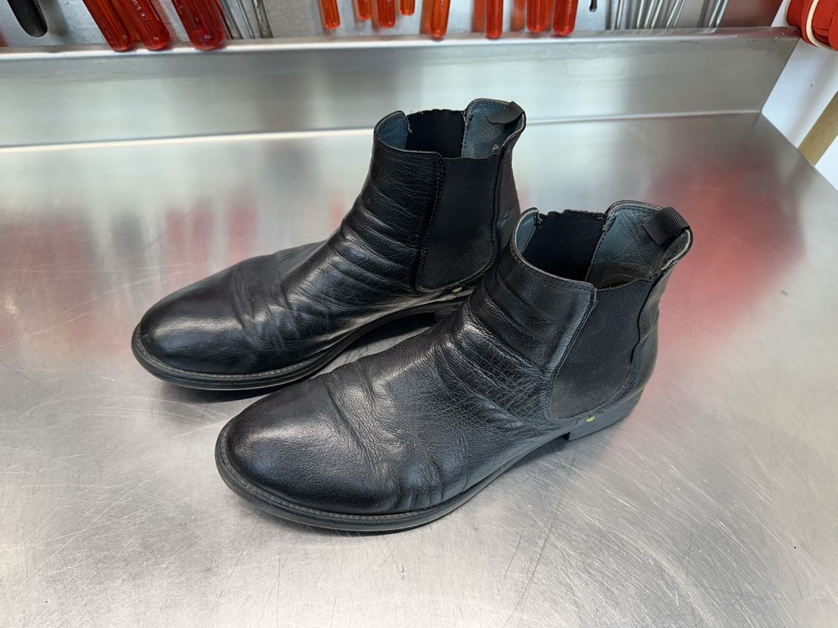 Herrenschuhe: Schwarze Schule  – Gebraucht aus Schwende von weesli