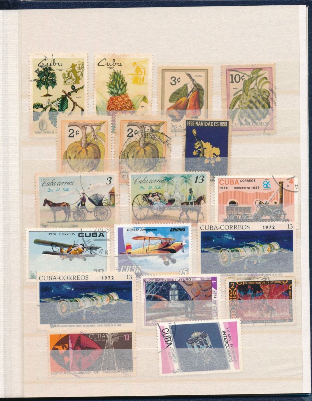 Tutti i francobolli: Briefmarkenalbum Cuba – Usato da Bonau venduto da Profila3 5