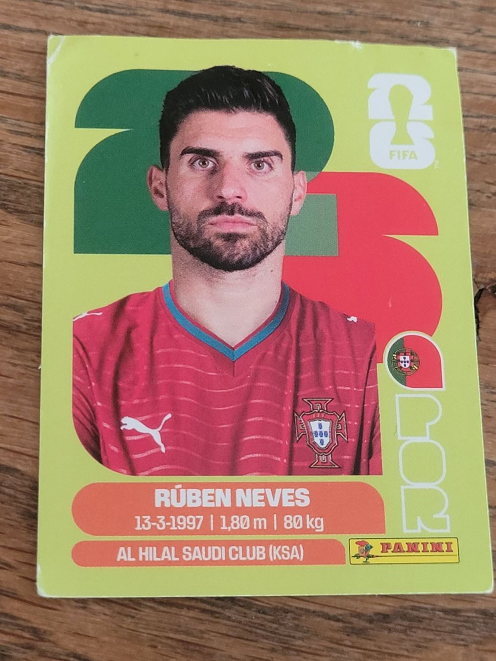Panini Sammelbilder & Trading cards: Neves POR 11 – Gebraucht aus Kriens von KTP