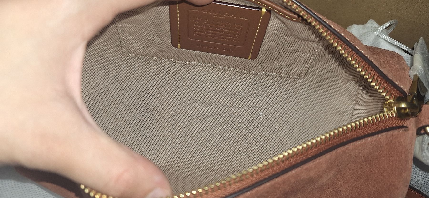 Coach Borse: Coach barrel bag clay – Nuovo e nell'imballaggio originale da Wilen b. Wollerau venduto da kat_35 4