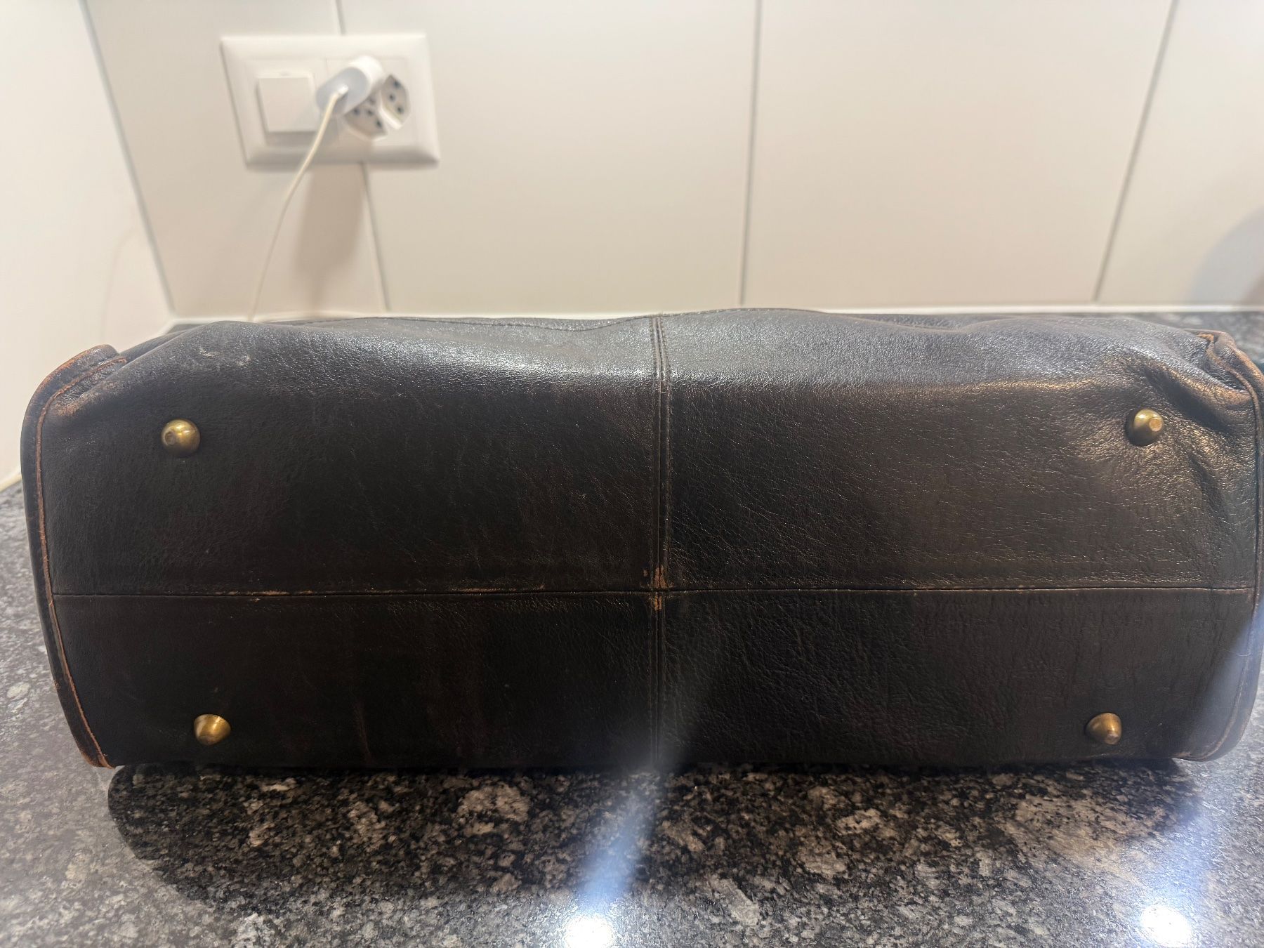Borse: Antike Arzt Ledertasche – Usato da Niederscherli venduto da ija_y67c 4