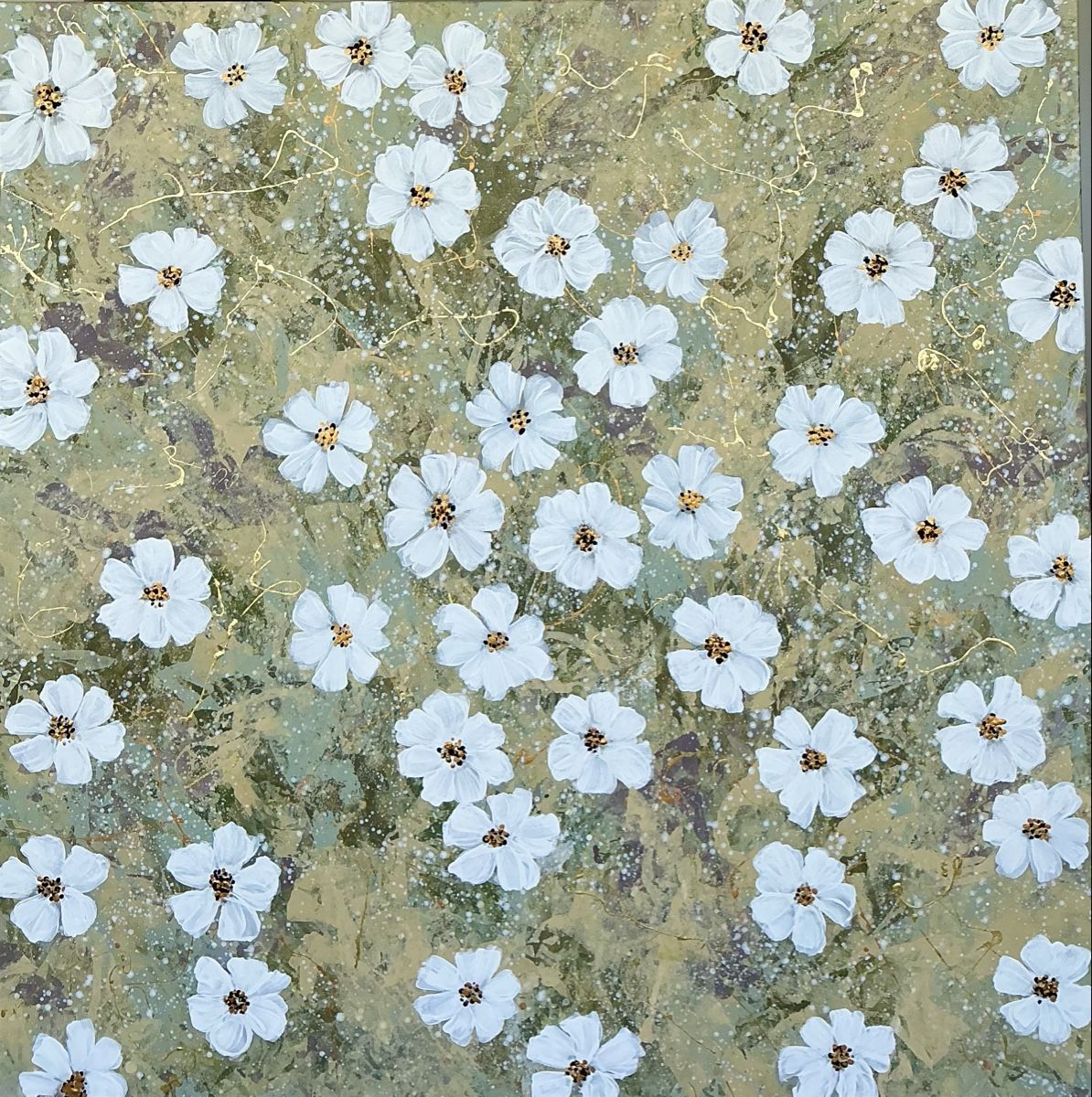 Dipinti: „Poésie Les Fleurs"#7 – Nuovo e nell'imballaggio originale da Uznach venduto da Spillmannkunst43 3