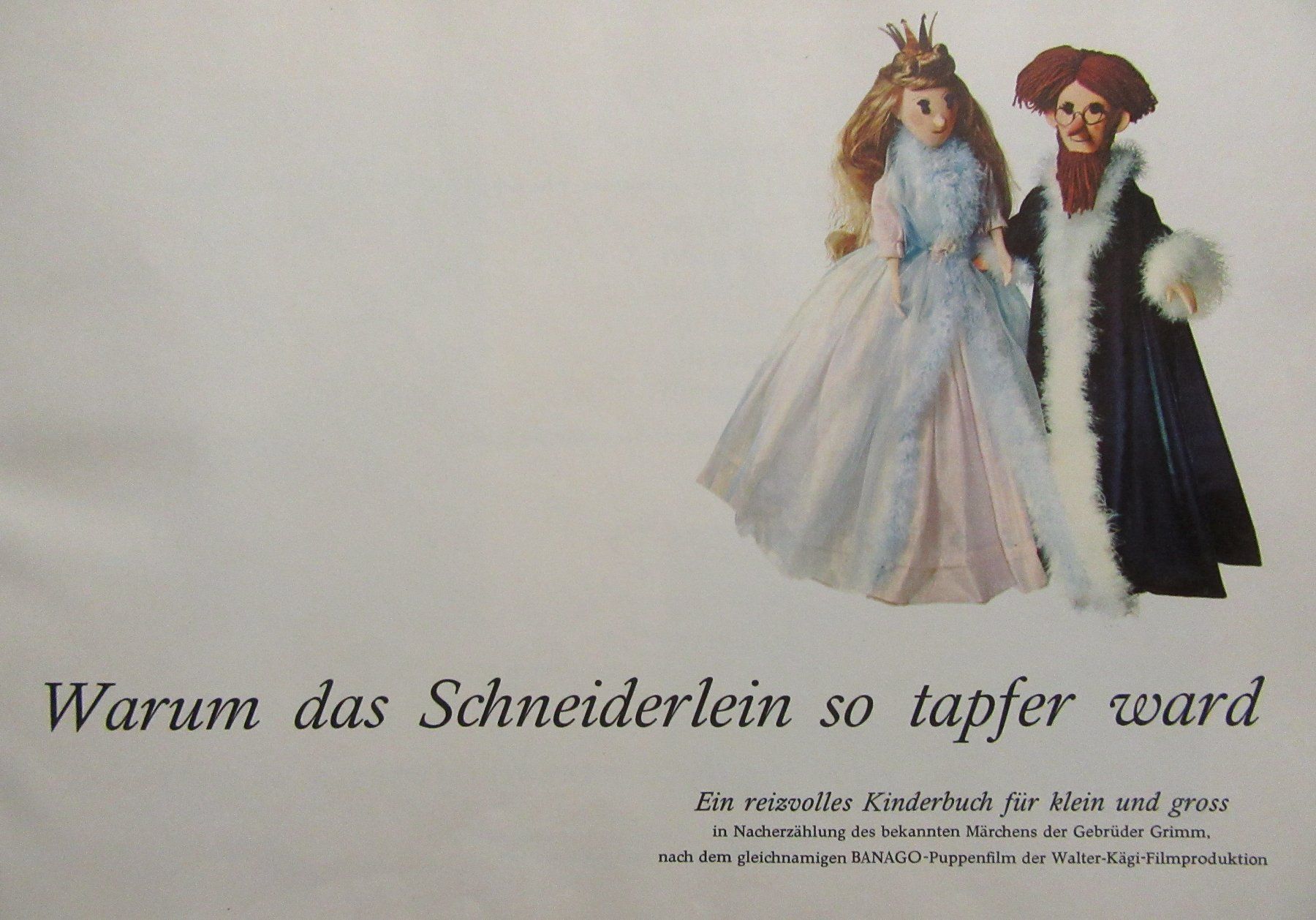 Livres: Warum das Schneiderlein so tapfer ward - mit Einklebebildern – D'occasion à Auenstein par Padabimbim 1