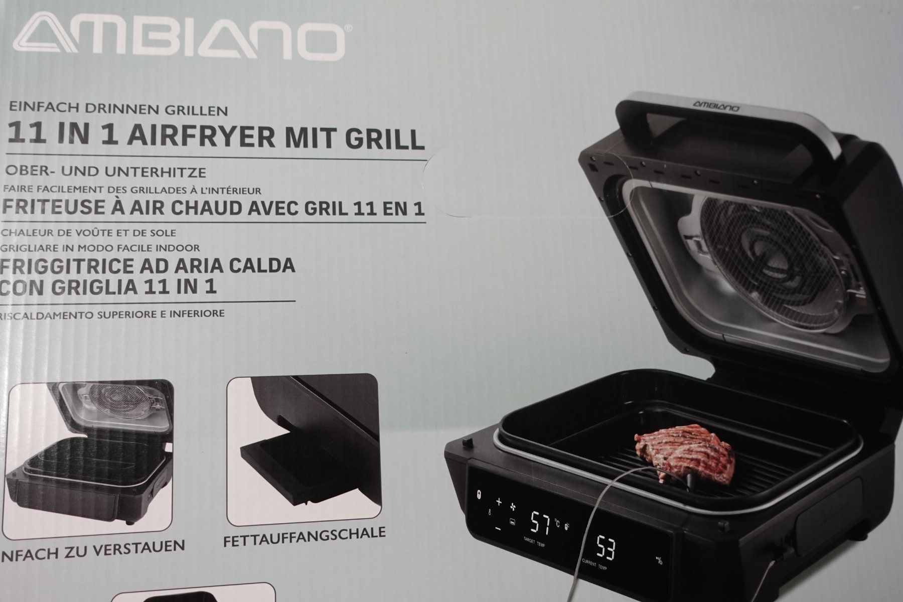 Ambiano Küchengeräte: Heissluft Grill Ambiano – Neu und originalverpackt aus Biberen von fendri 2