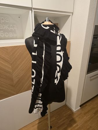 BOSS ORANGE Schal, Schwarz und Weiss