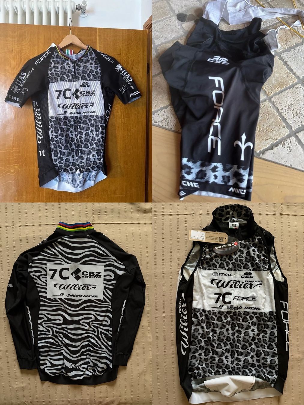 Wilier Canottiere & Pantaloni: Set Abbigliamento WILIER CAP EPIC – Usato da Melide venduto da paolo1965