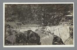 BARBERINE, LE BARRAGE EN CONSTRUCTION, *