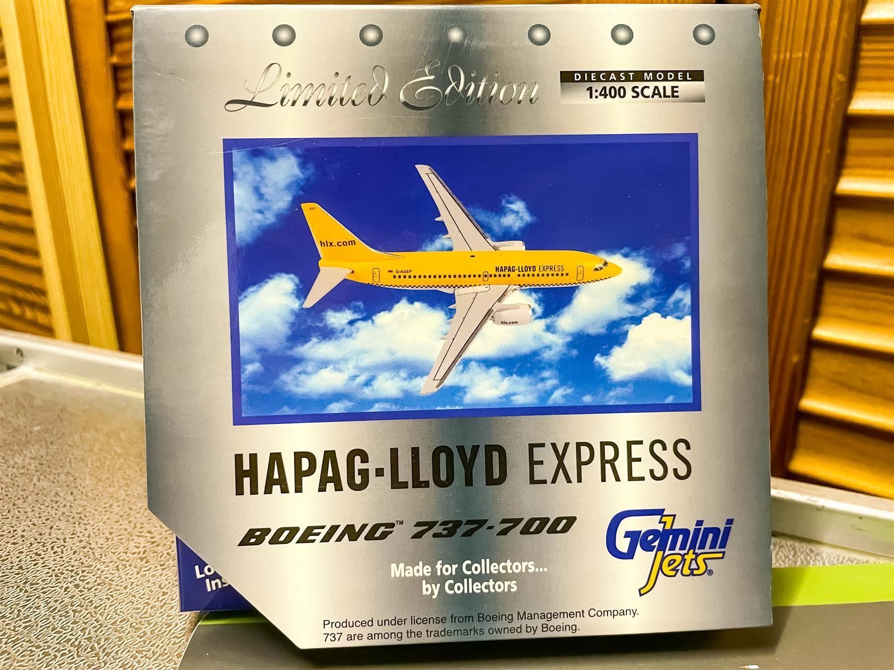 Boeing Kit di modellismo & Modellini statici: Flugzeugmodell Hapag-LLoyd Express B737 Metall – Usato da Volketswil venduto da Stones 4