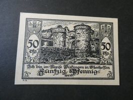 Dt. Reich, Büdingen  - Notgeld