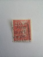 Briefmarke Helvetia 20 Rappen alt gebraucht