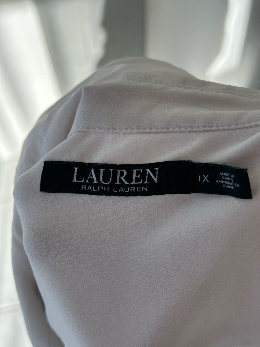 Ralph Lauren Camicette: Ralph Lauren White Top, Size 1X- small dots – Nuovo (secondo la descrizione) da Saland venduto da ele_vc96 4