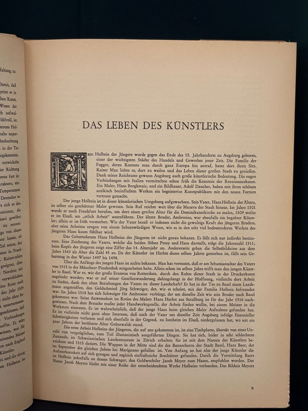 Libri: Holbein - Kunstband von 1938 – Usato da Horgen venduto da sven.gryspeerdt 2