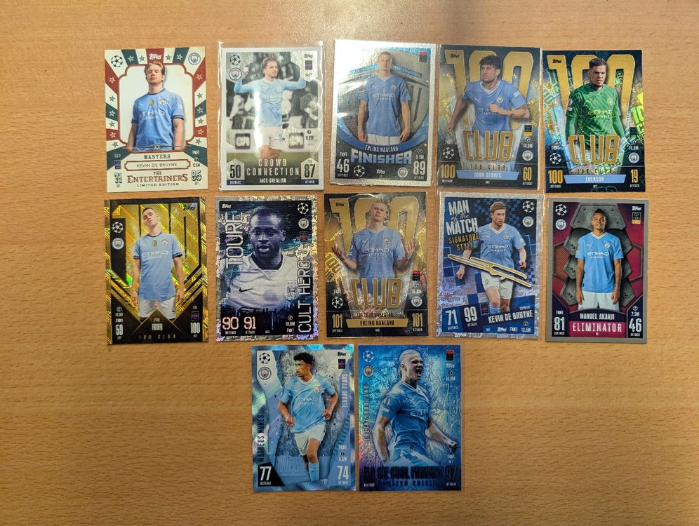 Topps Carte collezionabili: Manchester City Match Attax Karten, Top Zustand! – Nuovo (secondo la descrizione) da Hunzenschwil venduto da AB-Tradingcards