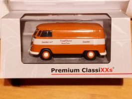 VW Volkswagen T1 1:43 Pomy Chips Zweifel Werbebus GR Bündner