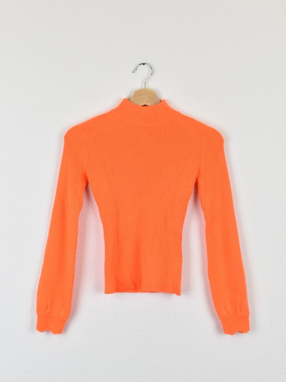 Guess Maglioni & Felpe: Guess Rippstrick Pullover, neon orange, Gr.S, neuwertig – Nuovo (secondo la descrizione) da Nürensdorf venduto da 2ND_STORY