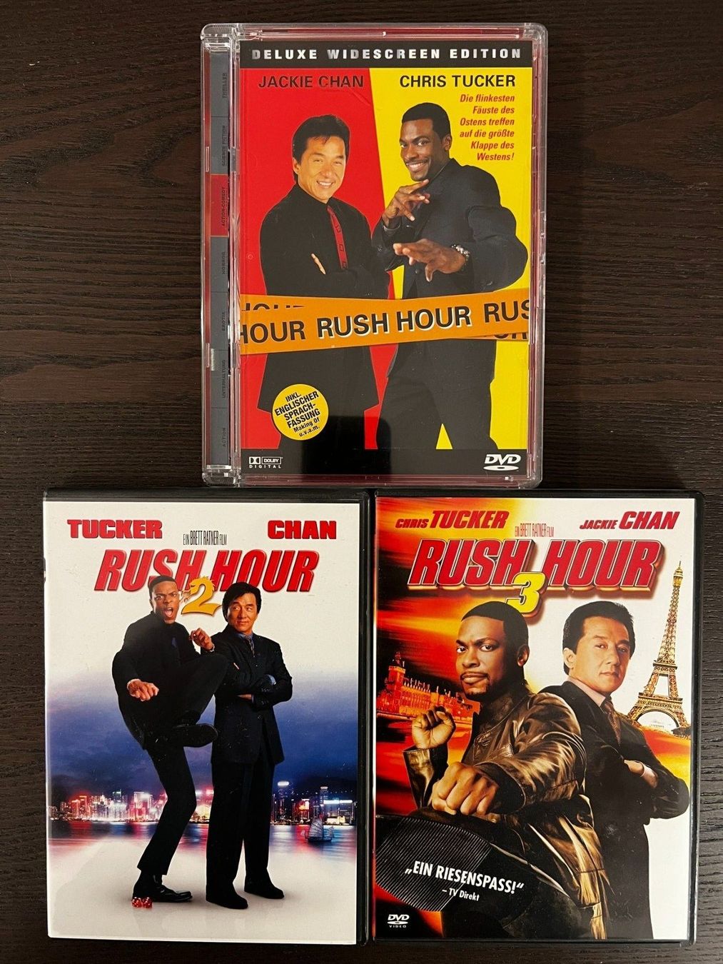 Tutti i DVDs: Rush Hour - Teil 1 bis 3 – Usato da Zürich venduto da FilmFreunde