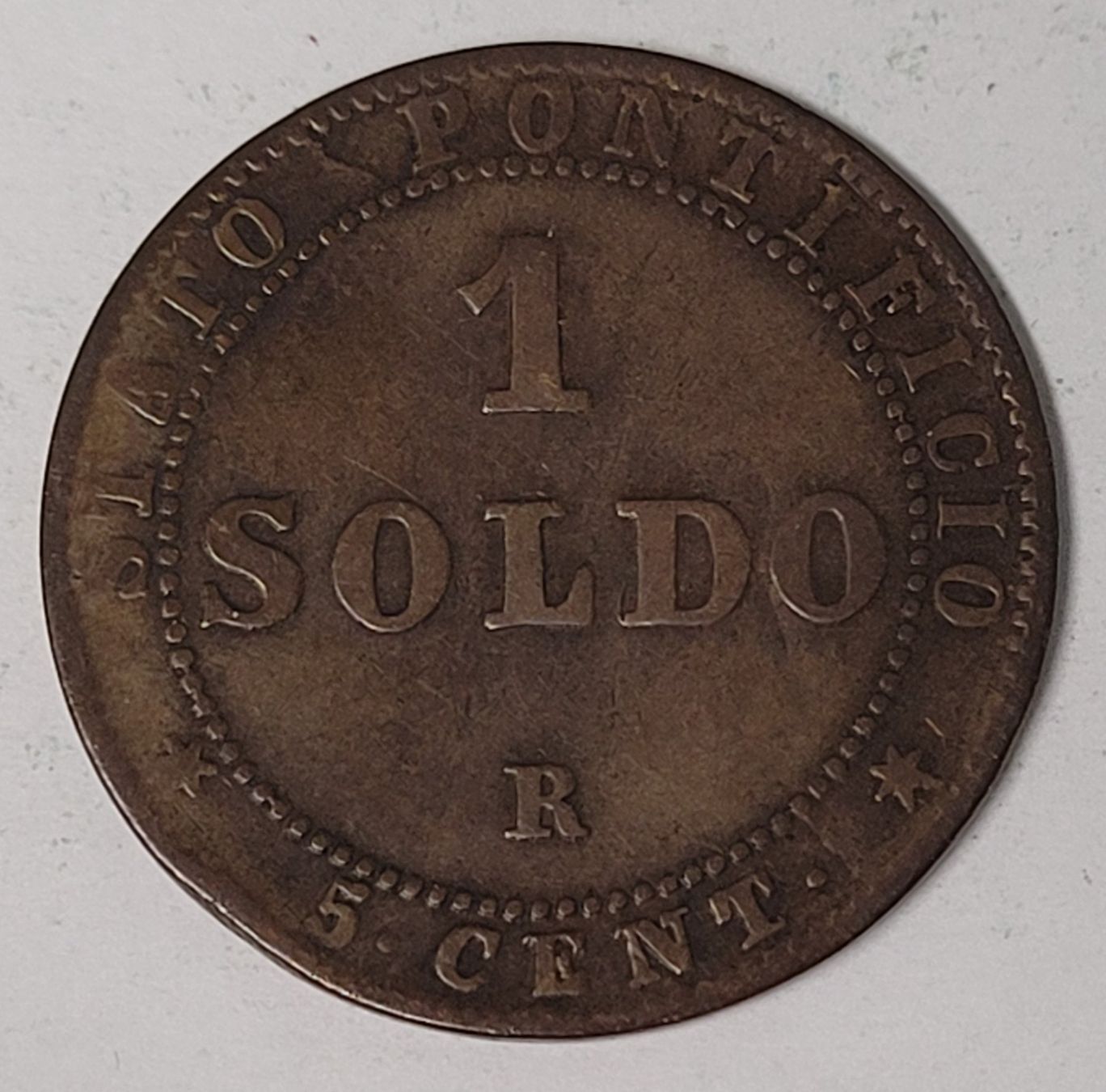 Tutti le monete: 1 SOLDO / VATIKAN 1867 – Usato da Mumpf venduto da antonio_schweiz_961