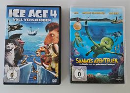 2 DVD / Sammys Abenteuer & Ice Age 4 usw.