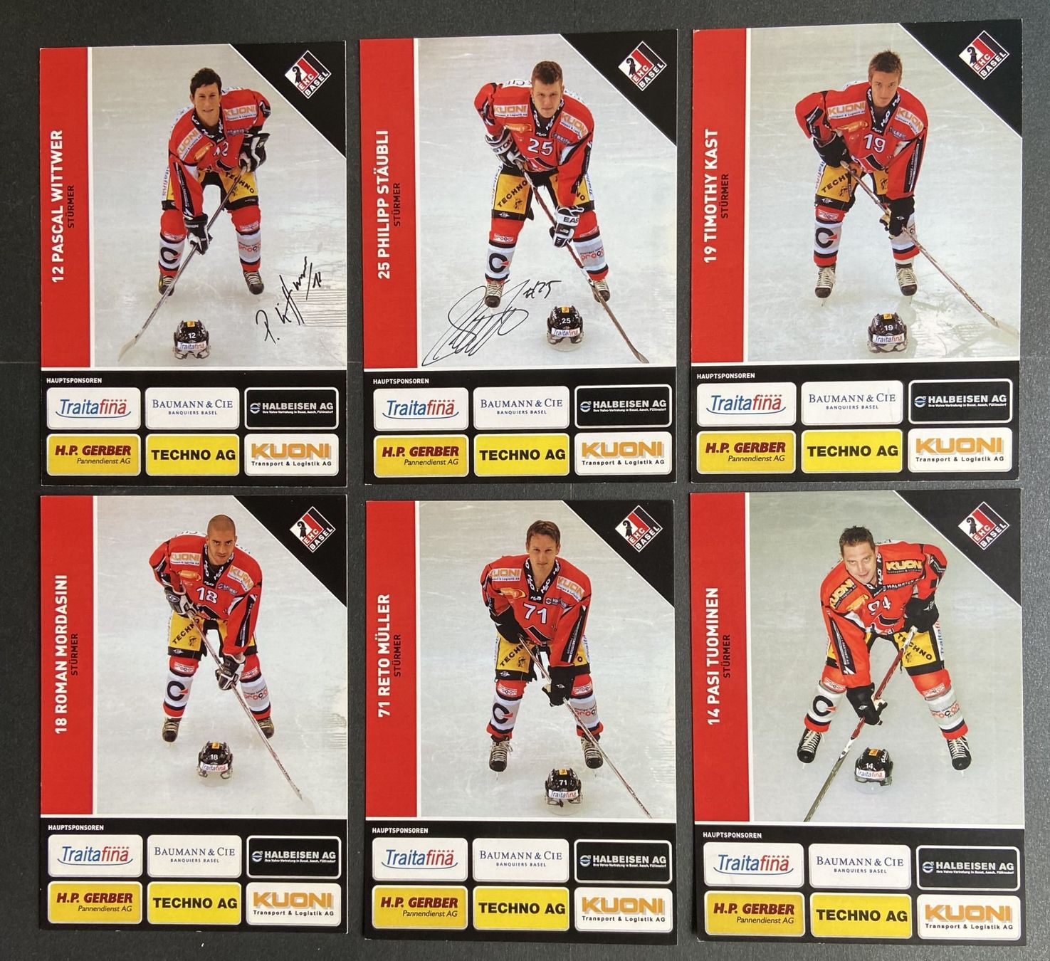 Autografi: Autogrammkarten  "EHC Basel-Saison 2008/2009" – Usato da Böckten venduto da Hansi36 9