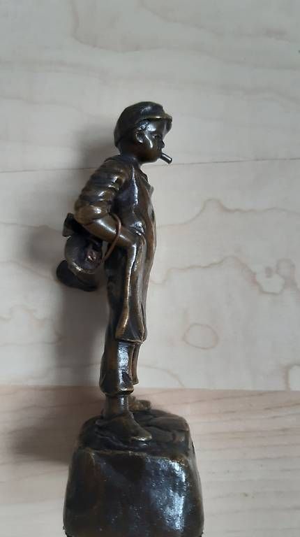 Figuren: Alte Bronzefigur Wiener Art - Schusterjunge – Gebraucht aus Schaan von per685 4