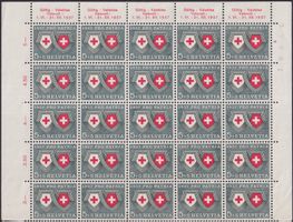 1957, Pro Patria: B56 im 25er-Block postfrisch **.