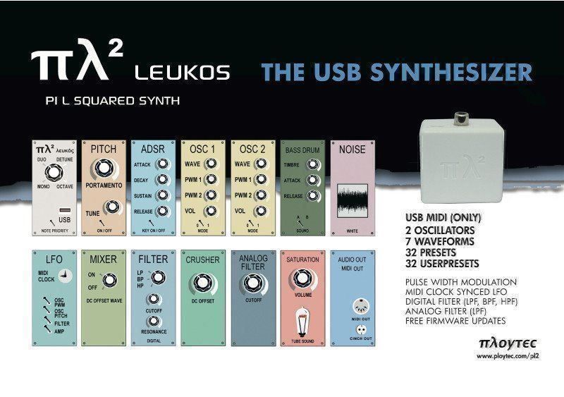 Strumenti musicali: Polytec PL2 Leukos Hardwaresynth – Nuovo e nell'imballaggio originale da Balgach venduto da Bassman4 4