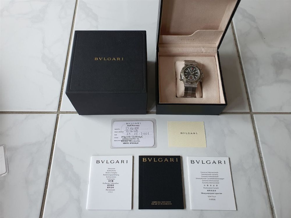 Bulgari Orologi: Bvlgari Diagono Professional Scuba – Nuovo (secondo la descrizione) da Neunkirch venduto da internet-shop 9