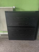 Schuhschrank schwarz B: 80cm T: 21cm H: 87.5cm
