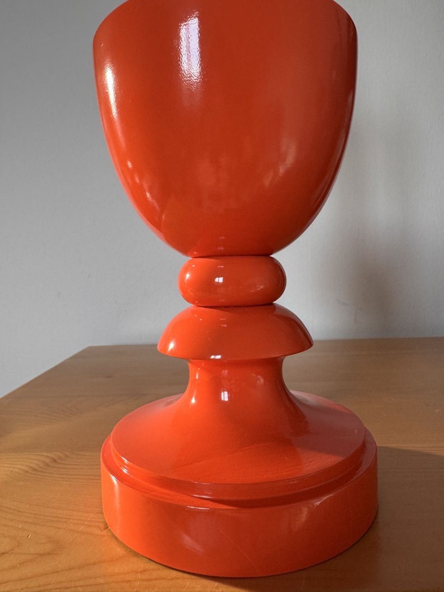 Lampes: Lampe de table Philippe Capelle orange bon état – D'occasion à Vésenaz par ang_5z9t 1