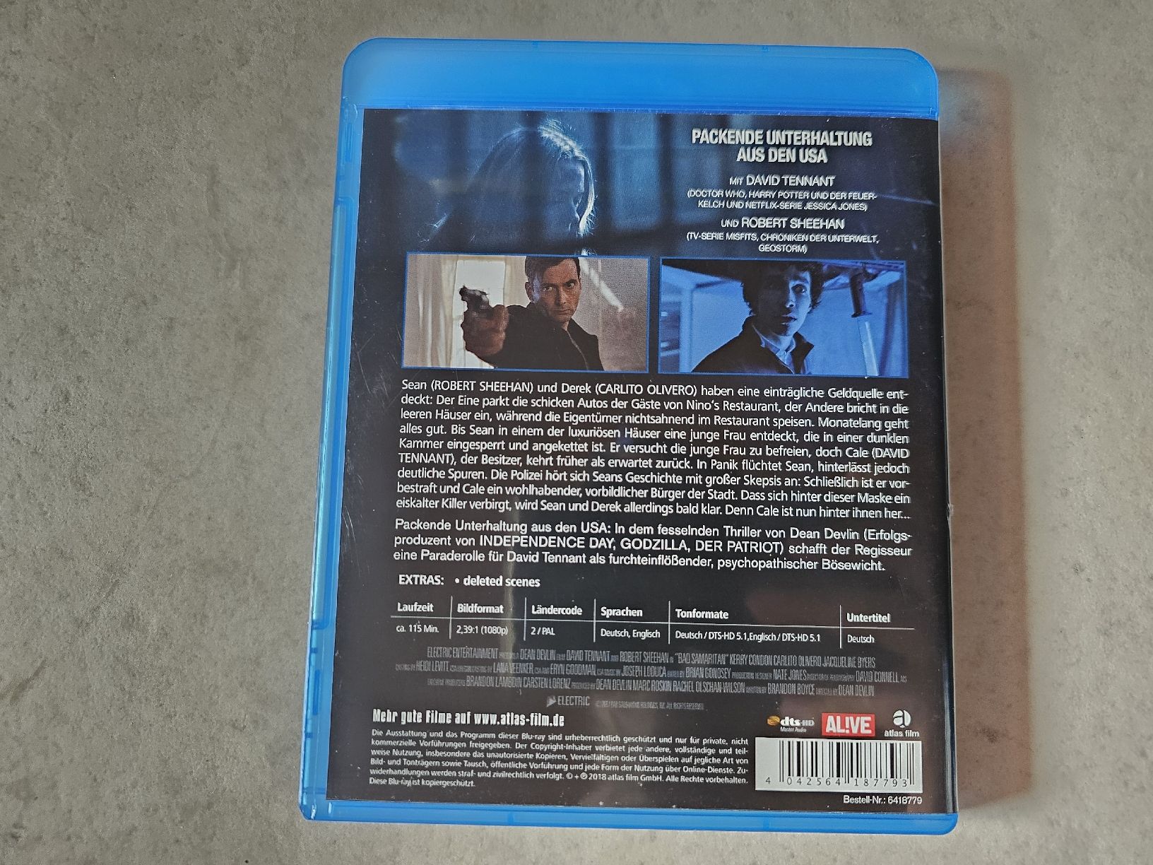 Tutti i DVDs: Bad Samaritan  -  Im Visier des Killers  /  Bluray – Usato da Schneisingen venduto da backstore24 1