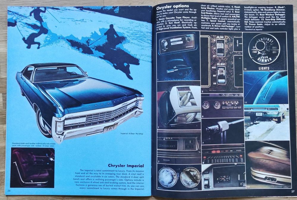 Chrysler Documenti: CHRYSLER - PLYMOUTH  1971 MOPAR – Nuovo (secondo la descrizione) da huenenberg venduto da Suizofelize 1