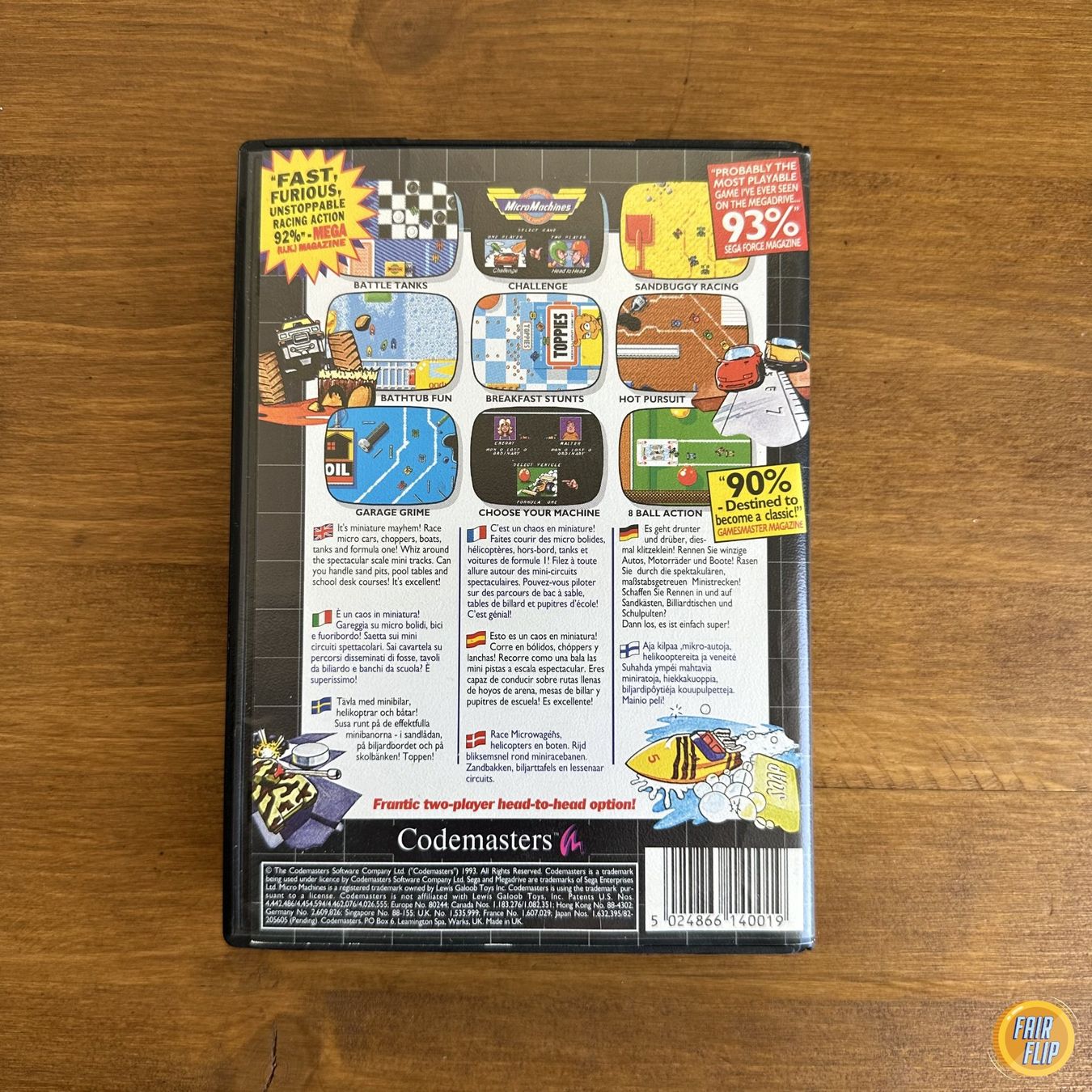 Sega Giochi: Micro Machines Sega Mega Drive Spiel – Usato da Luzern venduto da fairflip 1